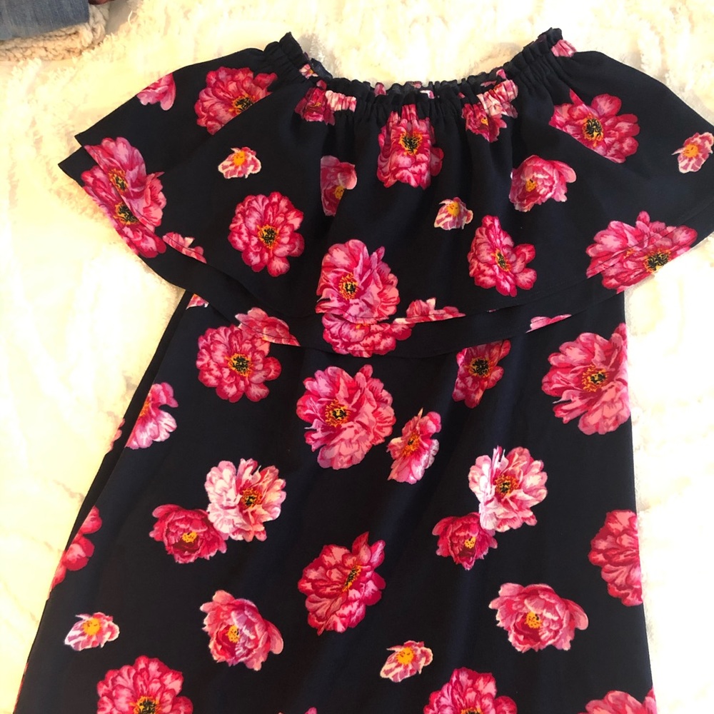 Off the shoulder floral dress
